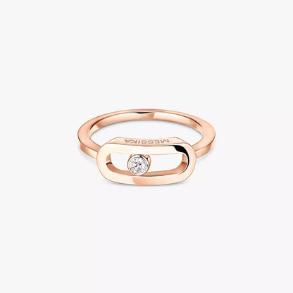 [Max Jewelry]Move Uno Diamond Ring in Gold