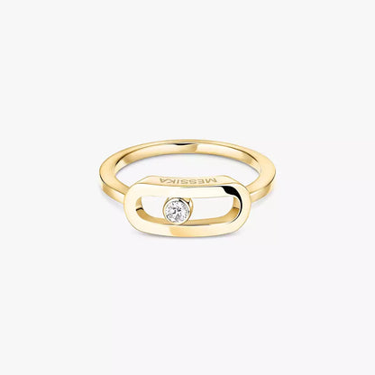 [Max Jewelry]Move Uno Diamond Ring in Gold