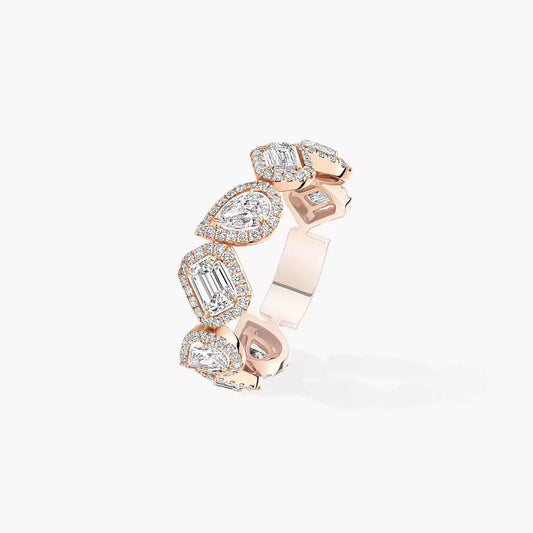 [Max Jewelry] Diamond Wedding Ring My Twin