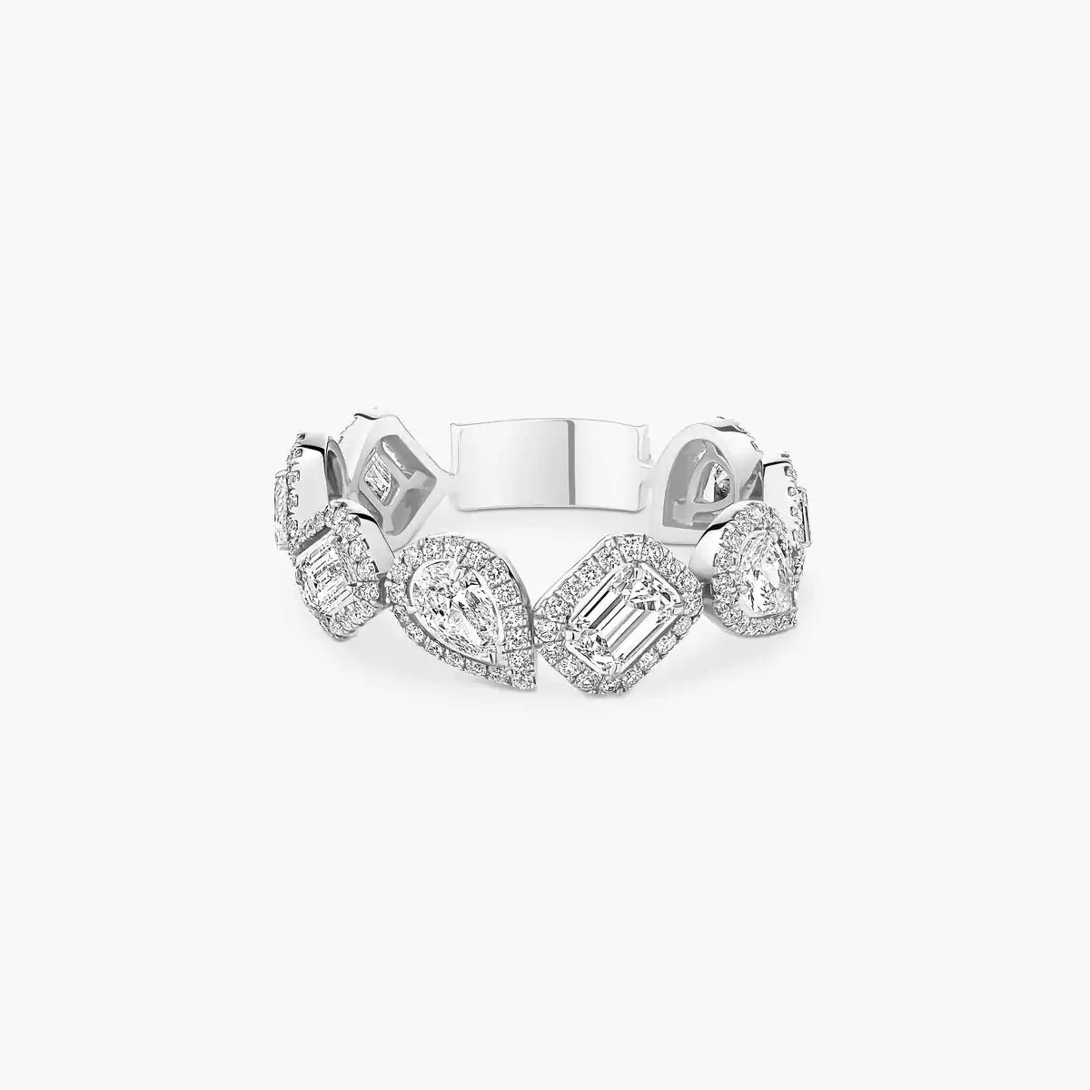 [Max Jewelry] Diamond Wedding Ring My Twin