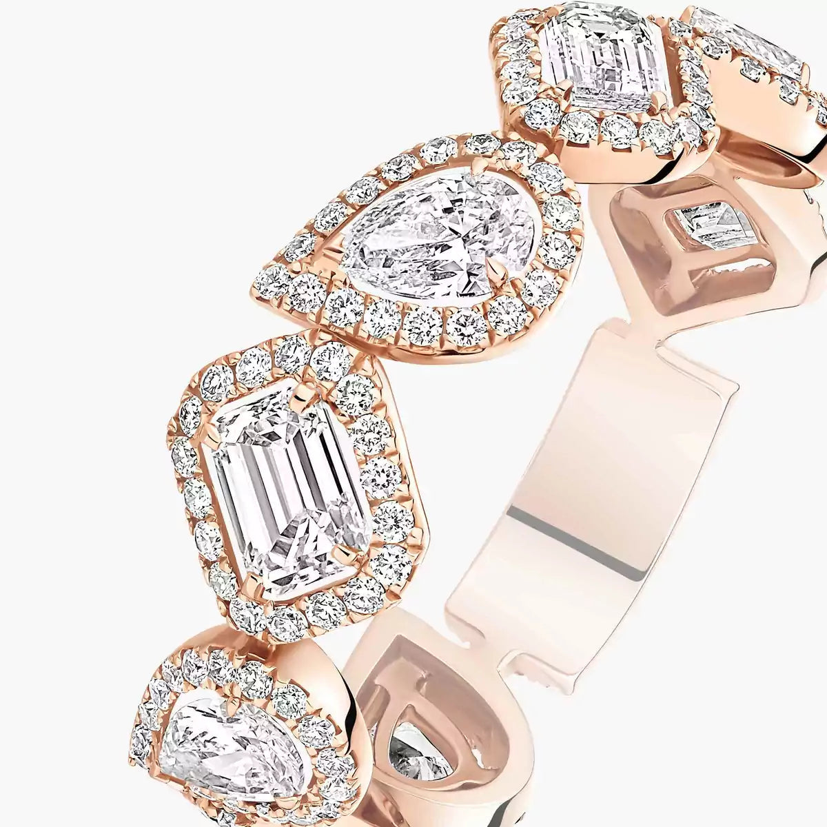 [Max Jewelry] Diamond Wedding Ring My Twin