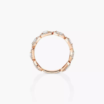 [Max Jewelry] Diamond Wedding Ring My Twin