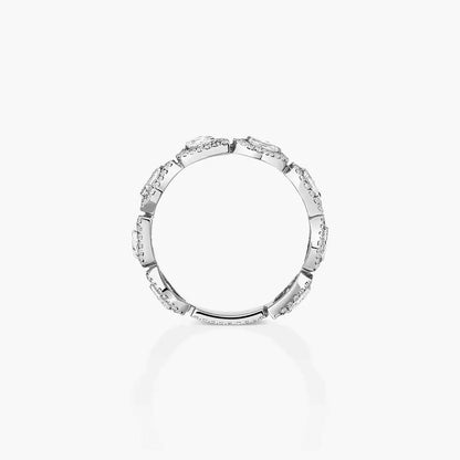 [Max Jewelry] Diamond Wedding Ring My Twin