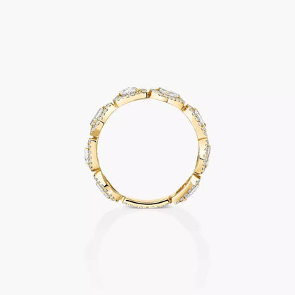 [Max Jewelry] Diamond Wedding Ring My Twin