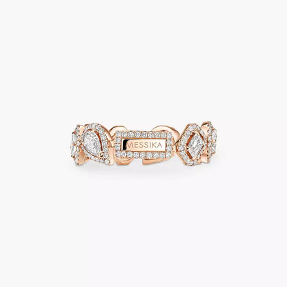 [Max Jewelry] Diamond Wedding Ring My Twin