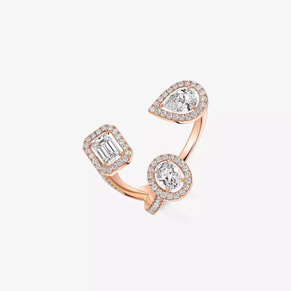 [Max Jewelry]  Diamond Ring 0,25ct My Twin Trilogy