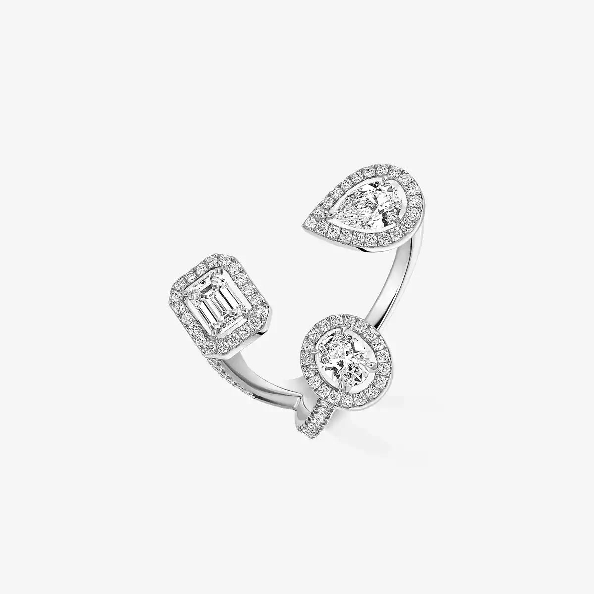 [Max Jewelry]  Diamond Ring 0,25ct My Twin Trilogy