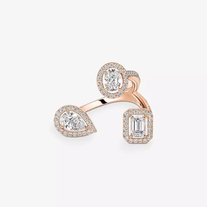 [Max Jewelry]  Diamond Ring 0,25ct My Twin Trilogy