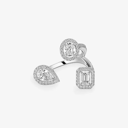 [Max Jewelry]  Diamond Ring 0,25ct My Twin Trilogy