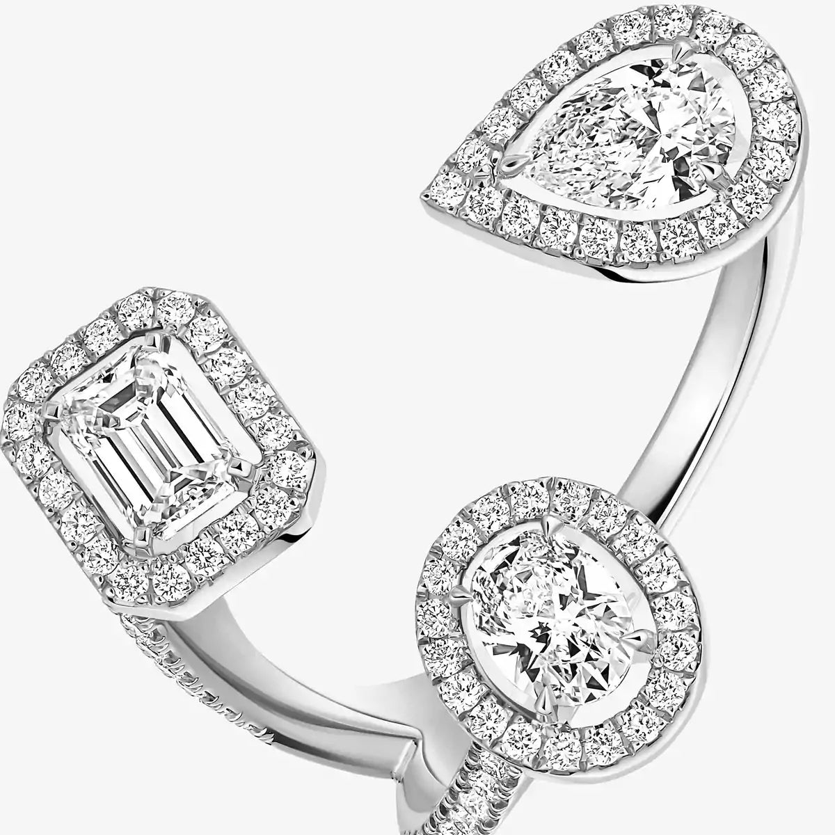 [Max Jewelry]  Diamond Ring 0,25ct My Twin Trilogy