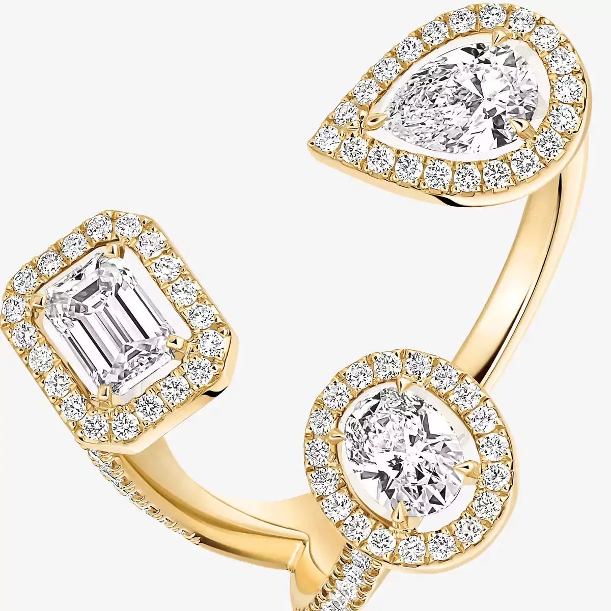 [Max Jewelry]  Diamond Ring 0,25ct My Twin Trilogy