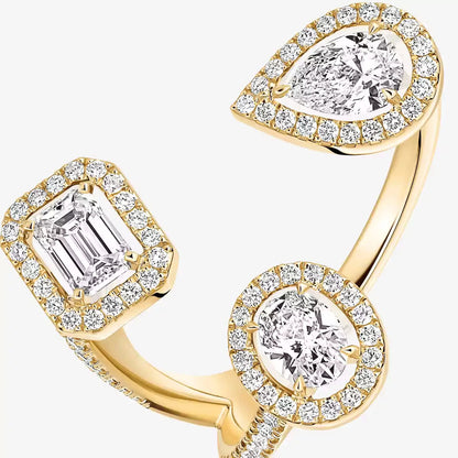 [Max Jewelry]  Diamond Ring 0,25ct My Twin Trilogy