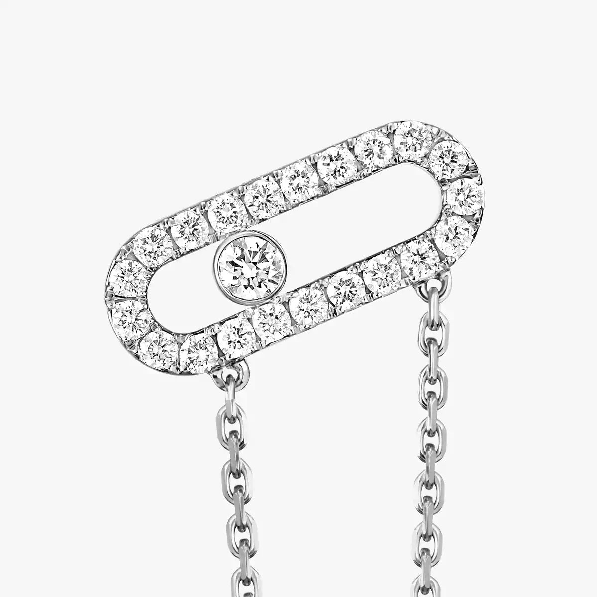 [Max Jewelry]Move Uno Diamond Earrings