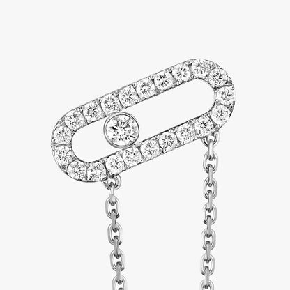 [Max Jewelry]Move Uno Diamond Earrings