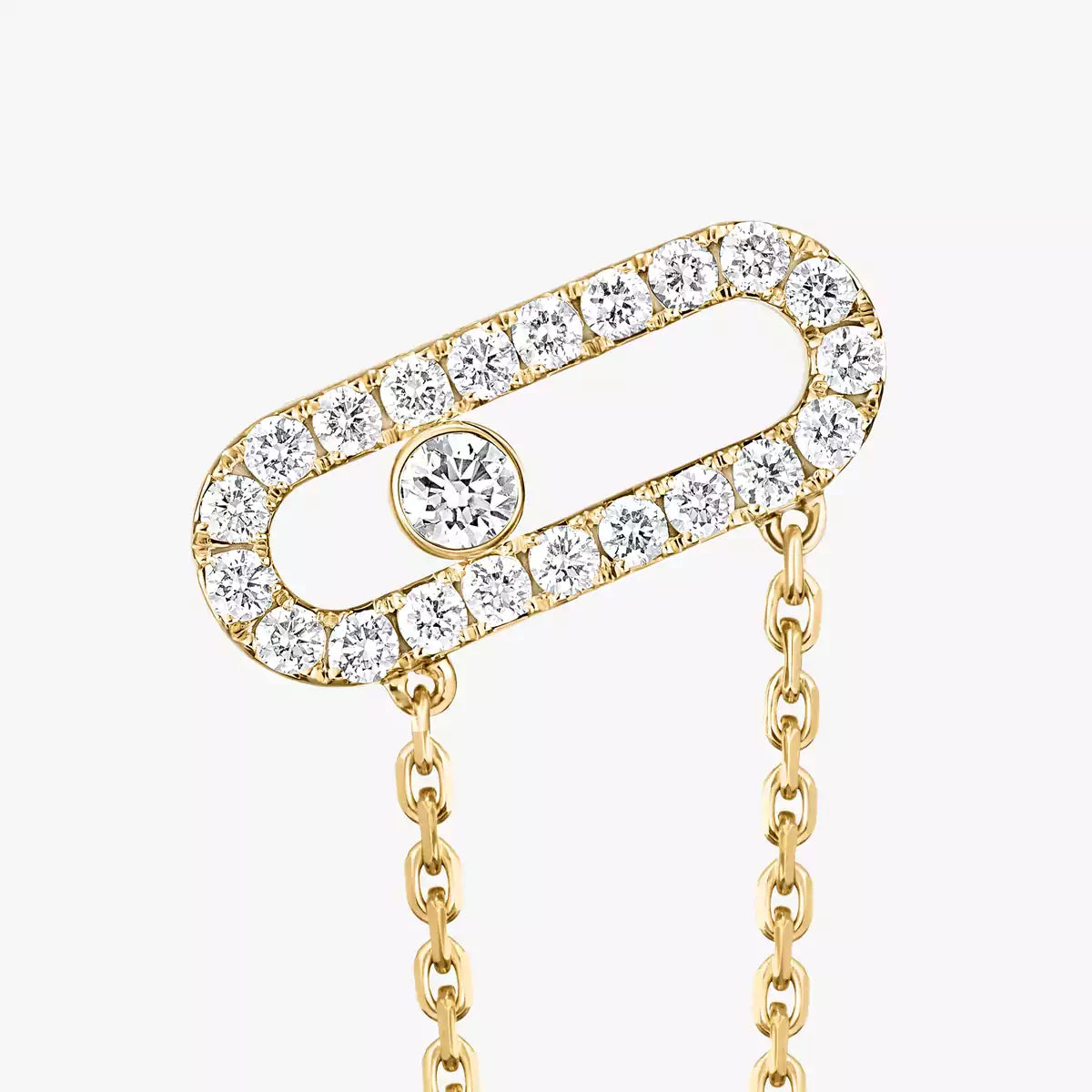 [Max Jewelry]Move Uno Diamond Earrings