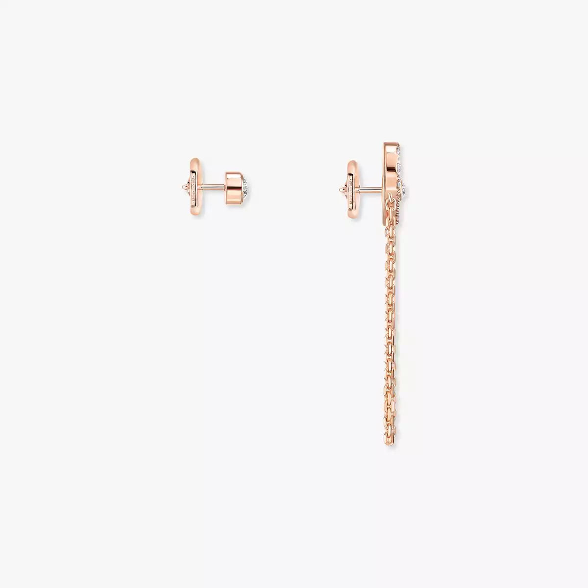 [Max Jewelry]Move Uno Diamond Earrings