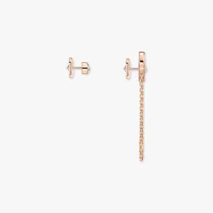 [Max Jewelry]Move Uno Diamond Earrings