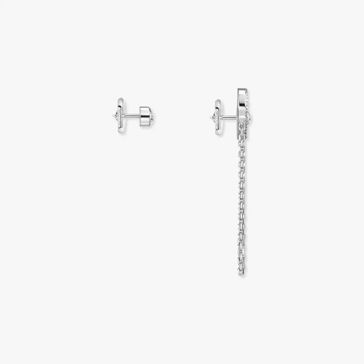 [Max Jewelry]Move Uno Diamond Earrings