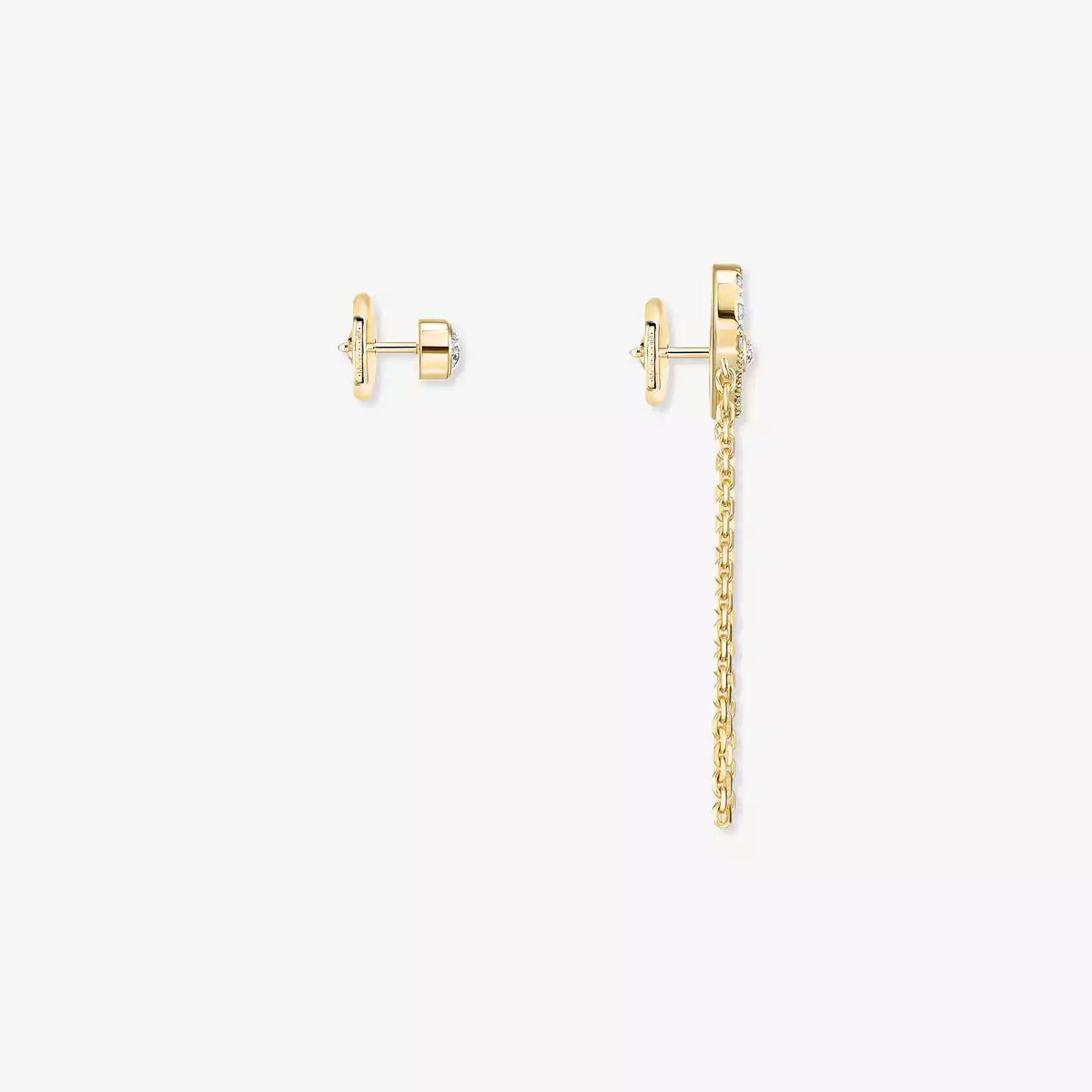 [Max Jewelry]Move Uno Diamond Earrings