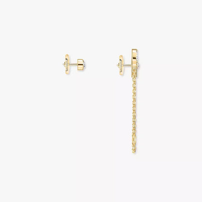 [Max Jewelry]Move Uno Diamond Earrings