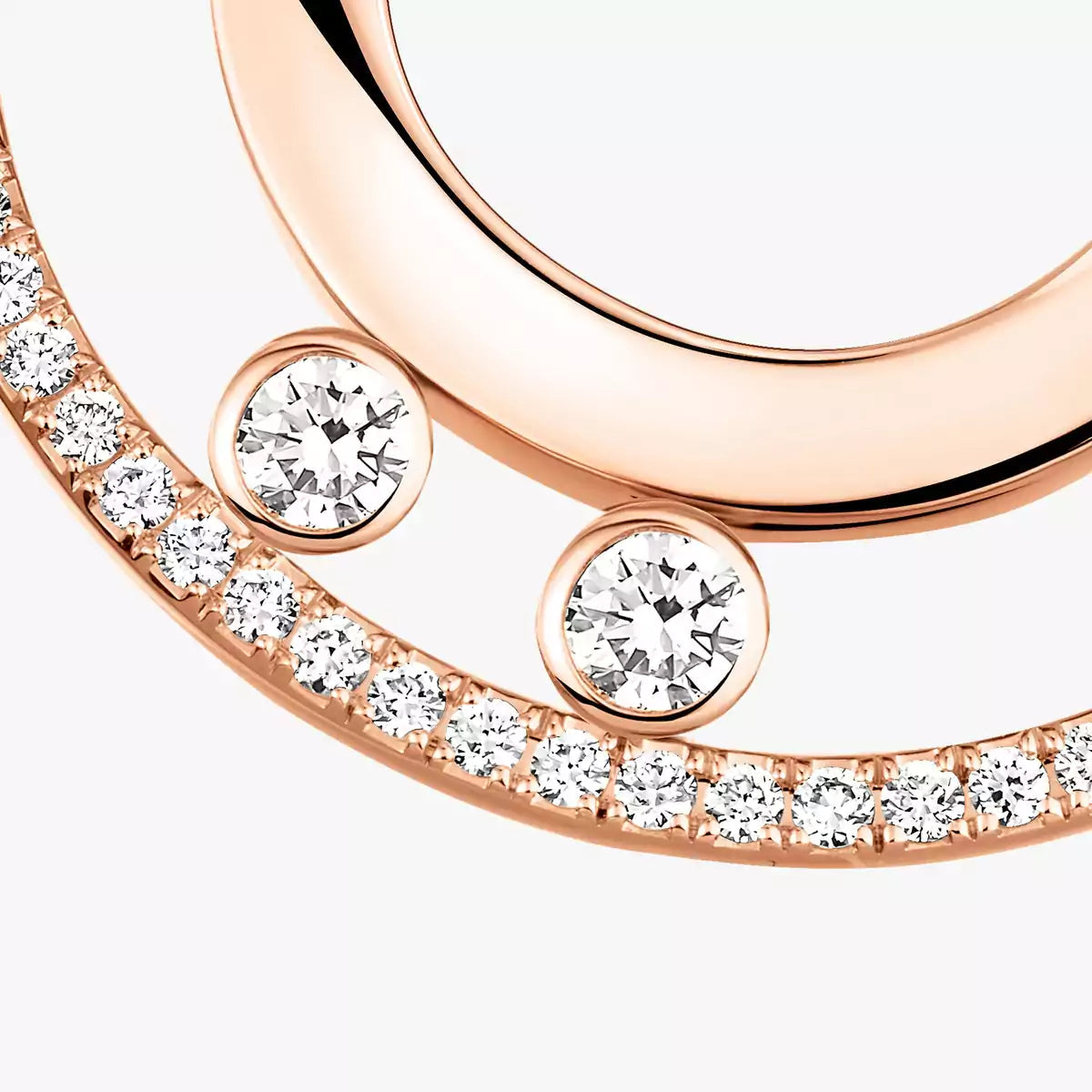 [Max Jewelry] Move Romane Small Diamond Hoop Earrings