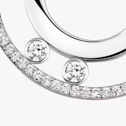 [Plus&Max] Move Romane Small Diamond Hoop Earrings