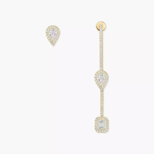 [Max Jewelry]Diamond Drop Earrings My Twin