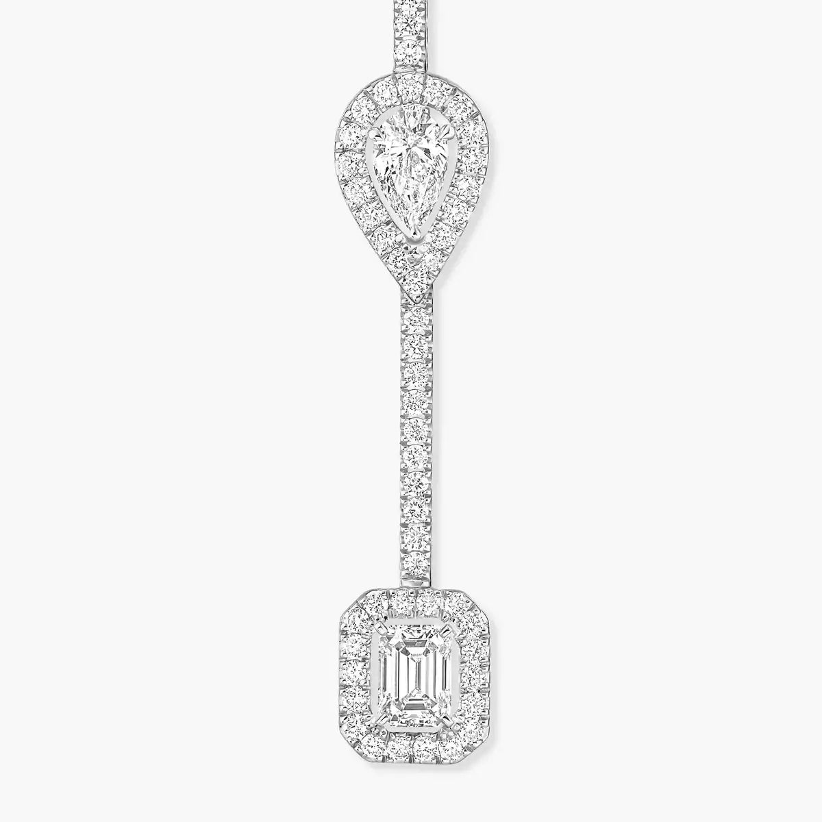 [Max Jewelry]Diamond Drop Earrings My Twin