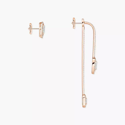 [Max Jewelry]Diamond Drop Earrings My Twin
