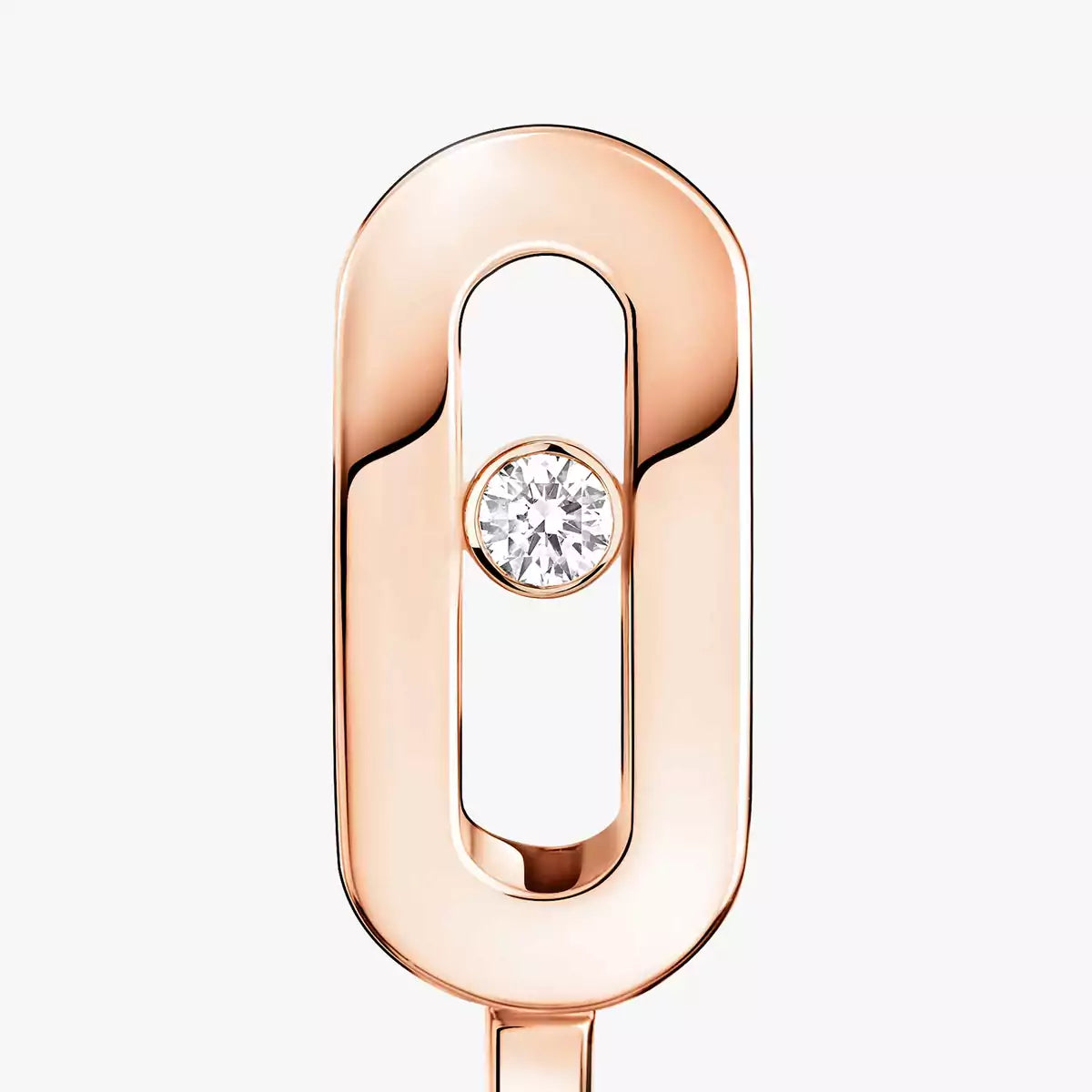 [Max Jewelry]Diamond Mini Hoop Earrings Move Classique