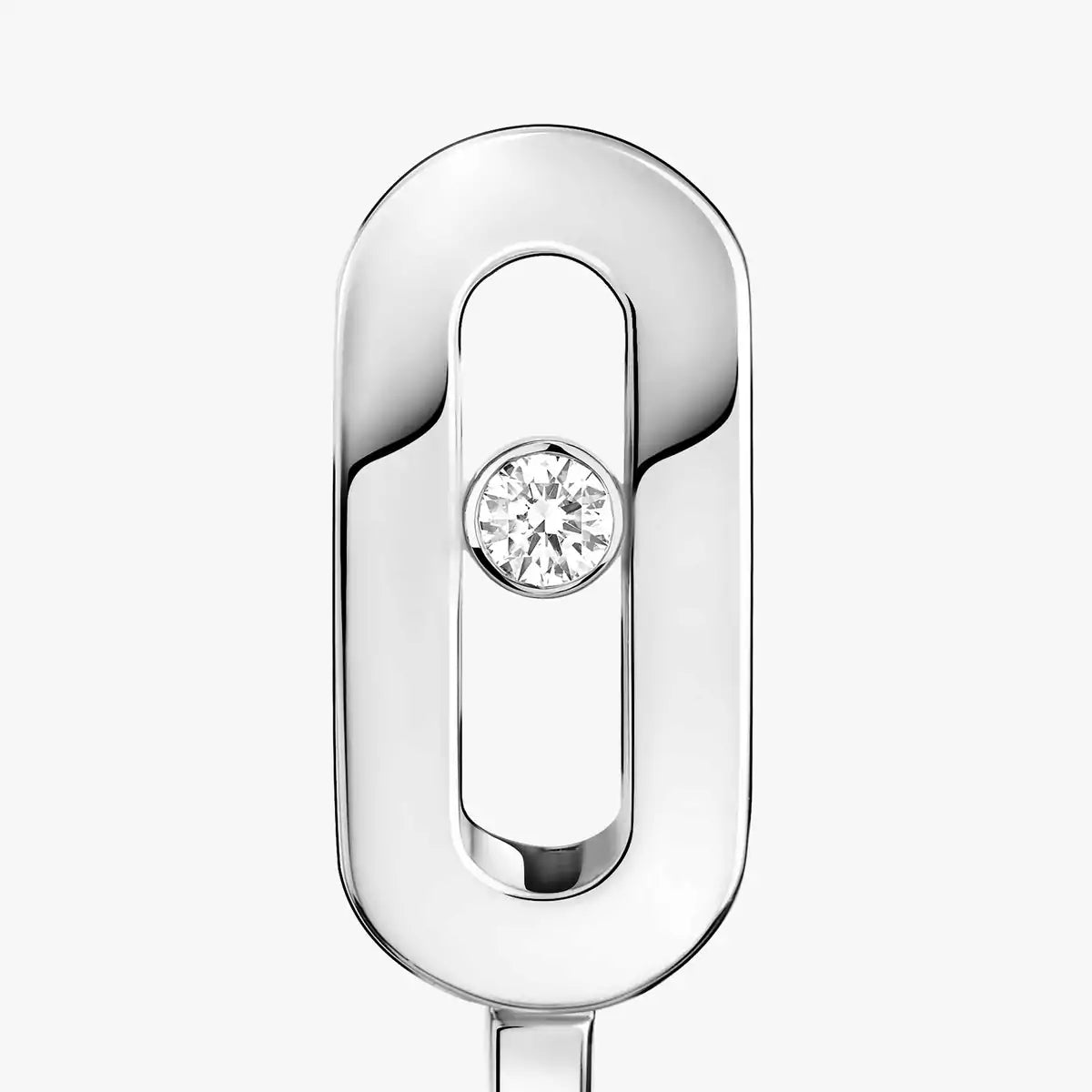 [Max Jewelry]Diamond Mini Hoop Earrings Move Classique