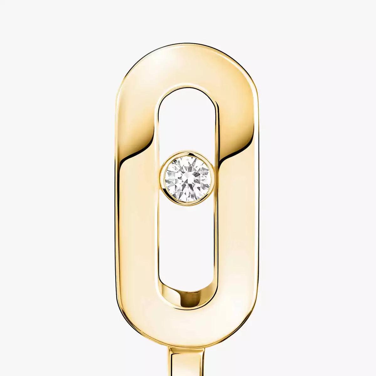 [Max Jewelry]Diamond Mini Hoop Earrings Move Classique