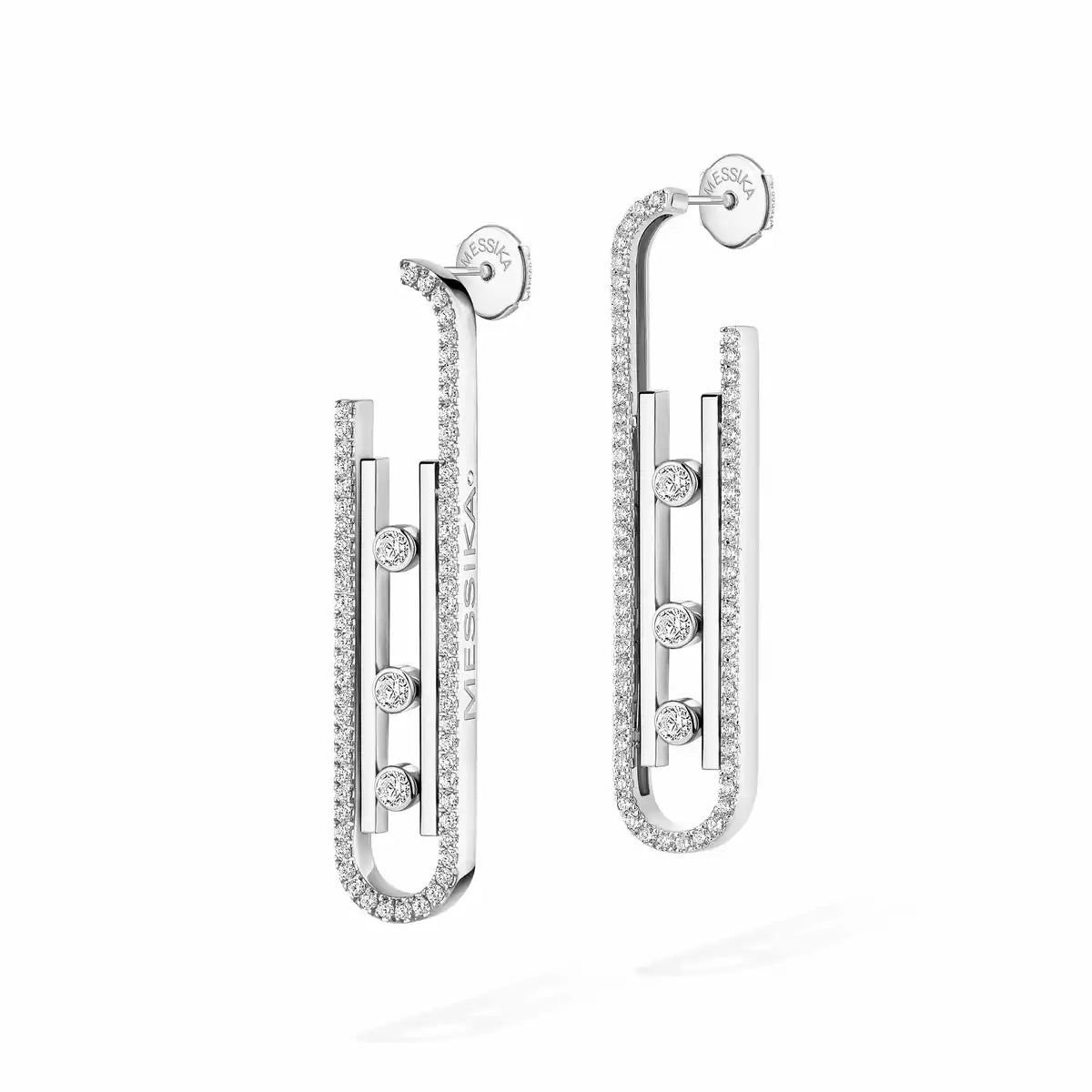 [Max Jewelry]Diamond Pendant Earrings Move 10Th