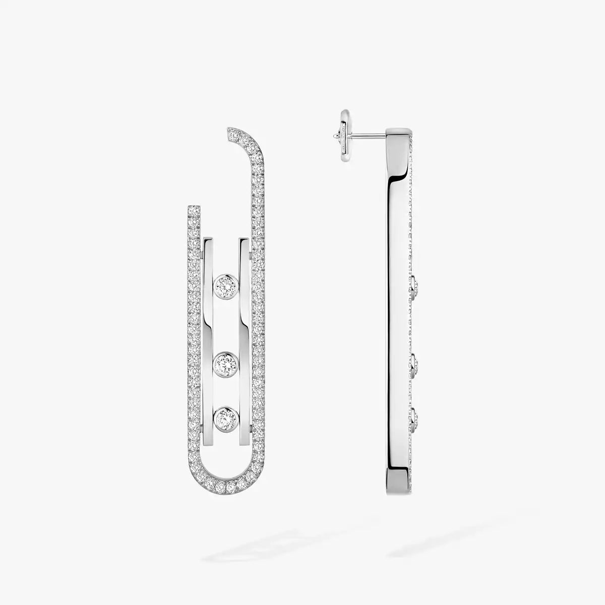 [Max Jewelry]Diamond Pendant Earrings Move 10Th