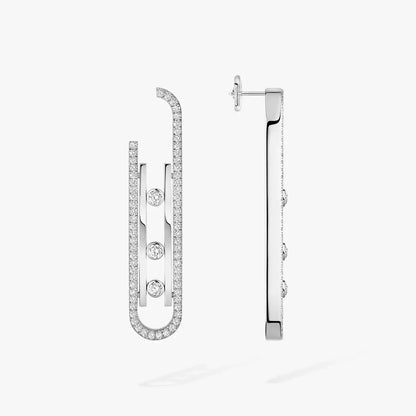[Max Jewelry]Diamond Pendant Earrings Move 10Th