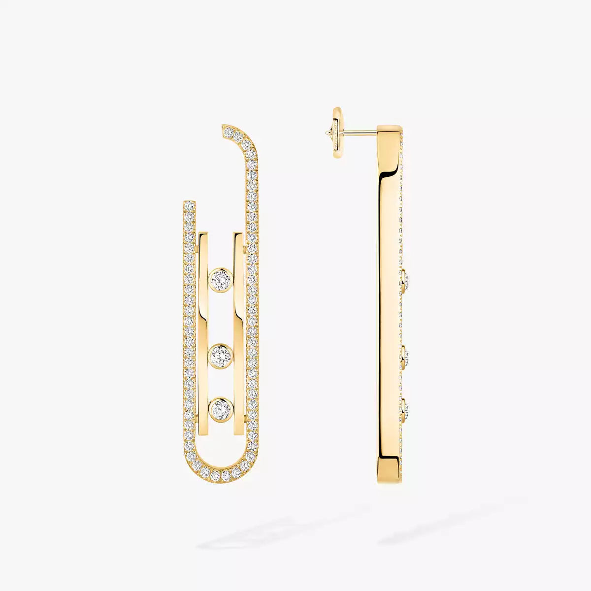 [Max Jewelry]Diamond Pendant Earrings Move 10Th