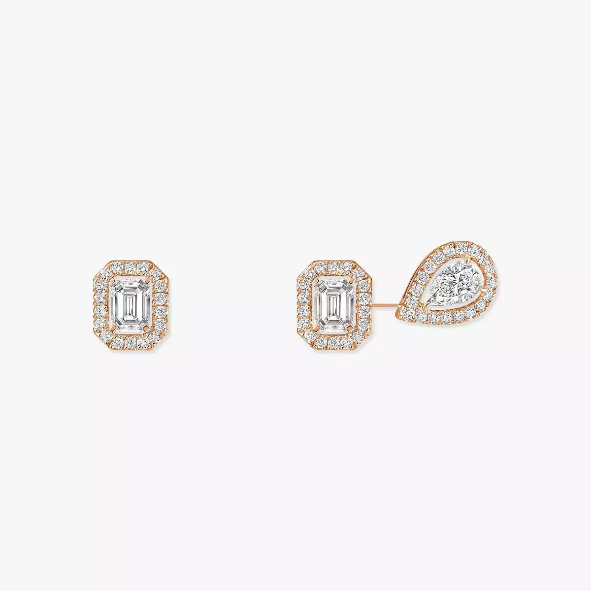 [Max Jewelry]Diamond Earrings 0,10ct My Twin 1+2