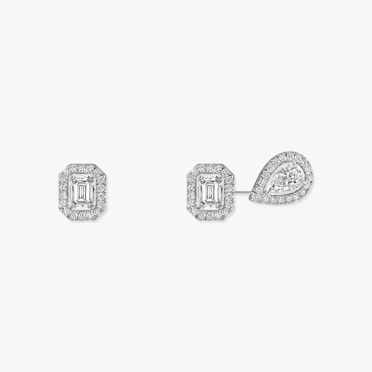 [Max Jewelry]Diamond Earrings 0,10ct My Twin 1+2