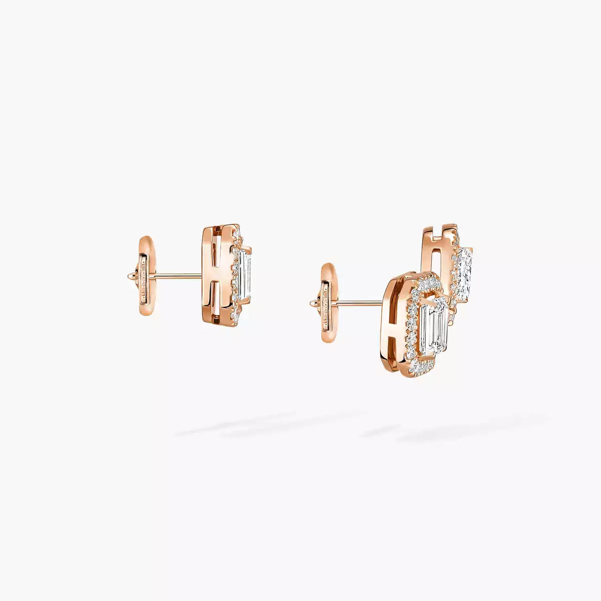 [Max Jewelry]Diamond Earrings 0,10ct My Twin 1+2
