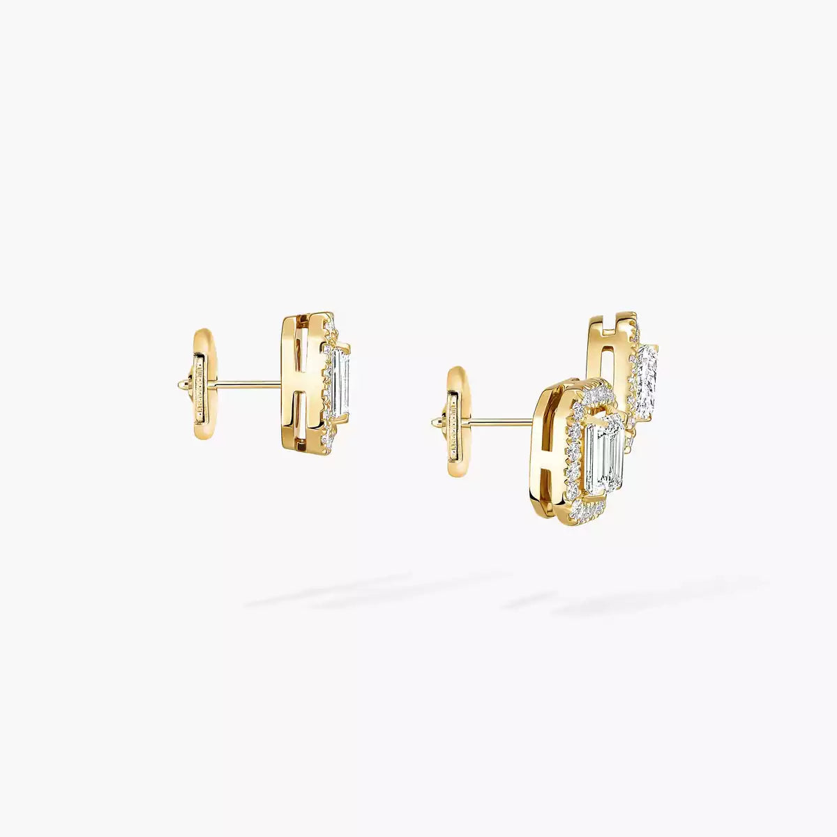 [Max Jewelry]Diamond Earrings 0,10ct My Twin 1+2