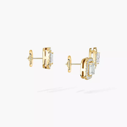 [Max Jewelry]Diamond Earrings 0,10ct My Twin 1+2