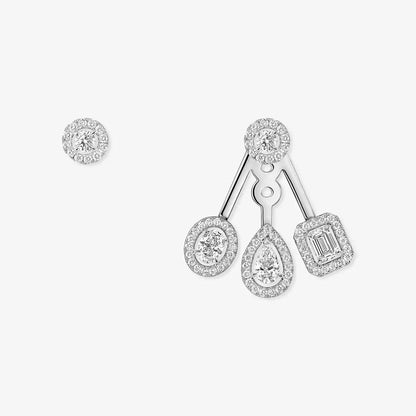 [Max Jewelry] My Twin Trio  Diamond Earrings