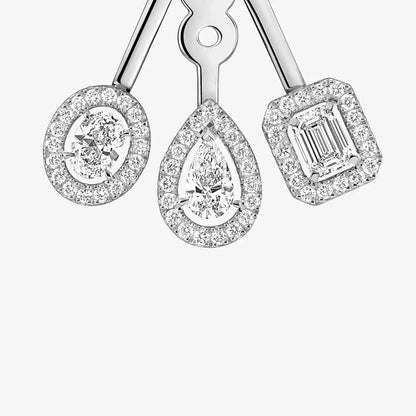 [Max Jewelry] My Twin Trio  Diamond Earrings