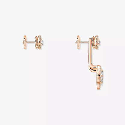 [Max Jewelry] My Twin Trio  Diamond Earrings