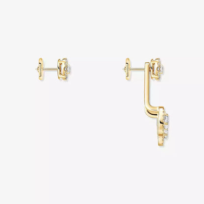 [Max Jewelry] My Twin Trio  Diamond Earrings