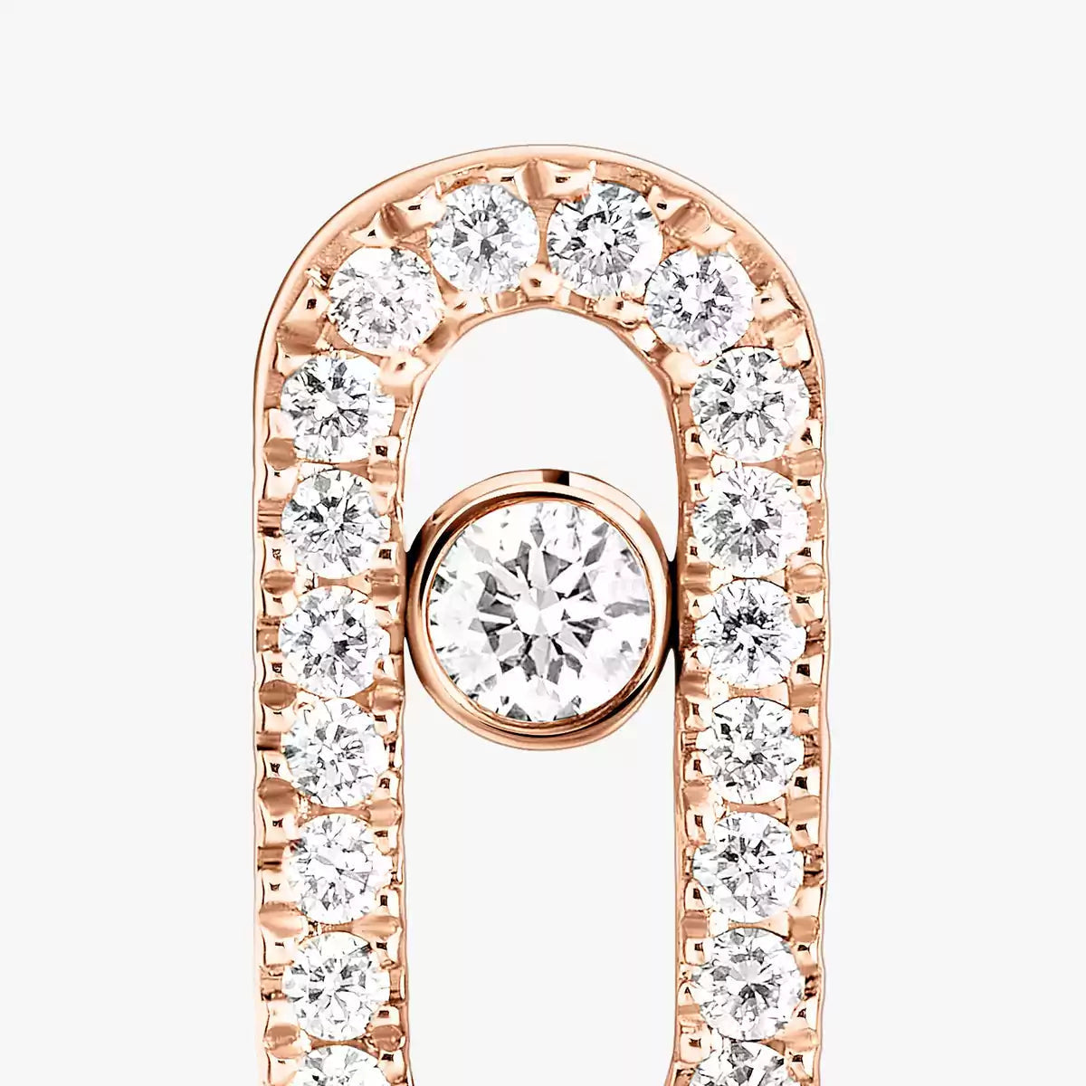 [Max Jewelry]Move Uno Diamond Earrings