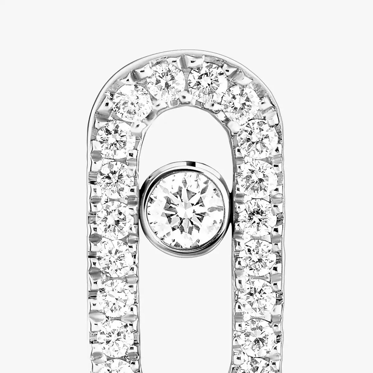 [Max Jewelry]Move Uno Diamond Earrings