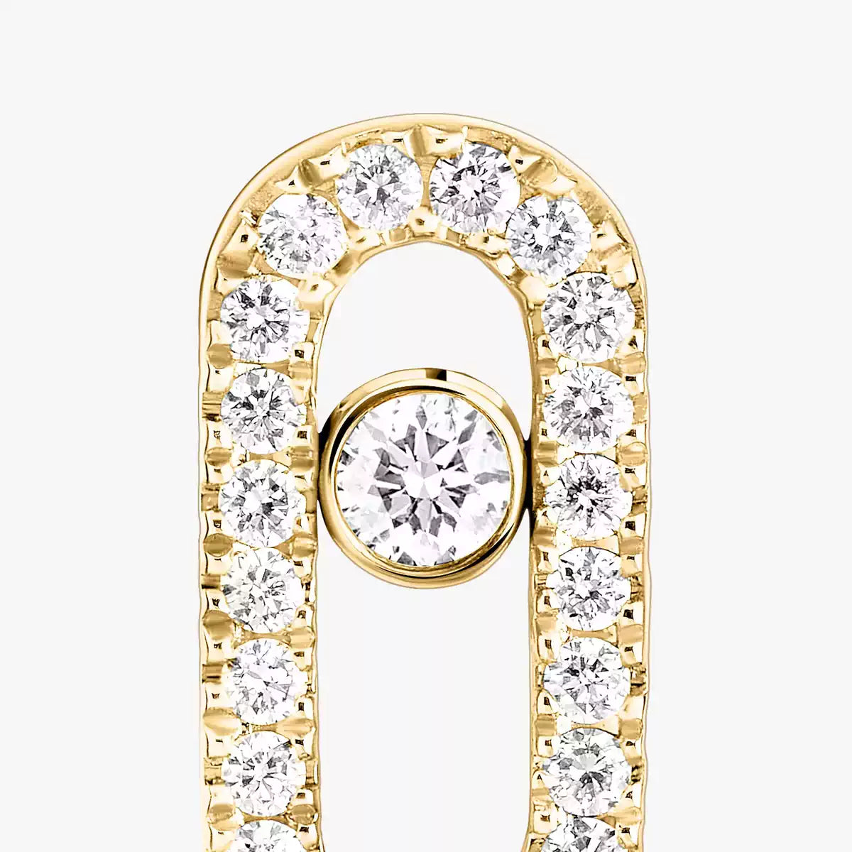 [Max Jewelry]Move Uno Diamond Earrings