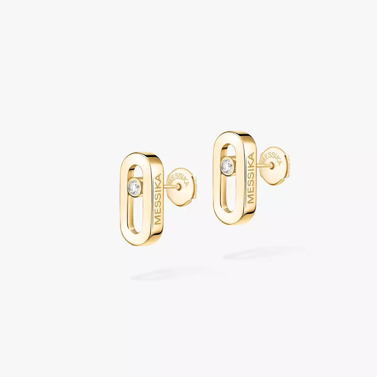 [Max Jewelry]Move Uno Diamond Stud Earrings