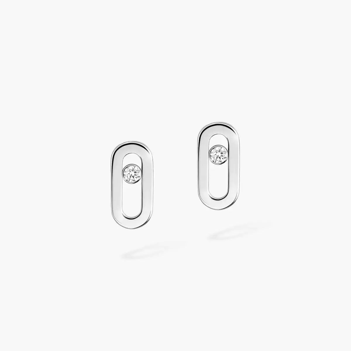 [Max Jewelry]Move Uno Diamond Stud Earrings